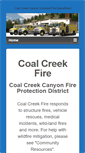 Mobile Screenshot of coalcreekcanyonfd.org